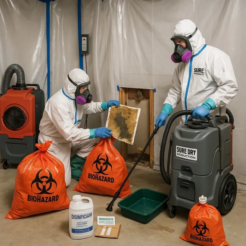Contaminated Water Handling Protocols process in Sun City West, AZ